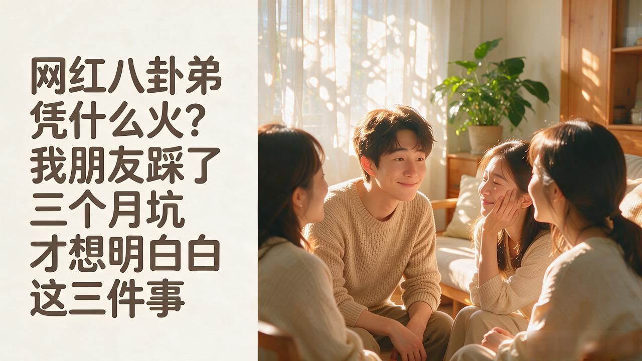 网红八卦弟凭什么火？我朋友踩了三个月坑才想明白这三件事